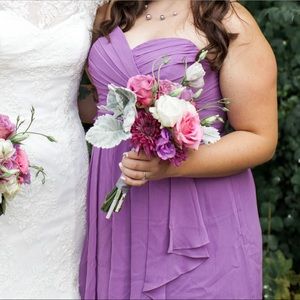 David’s Bridal Wisteria bridesmaid dress